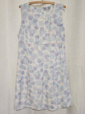 Vintage In Due Time Women's Maternity Dress Floral Print Size XL
